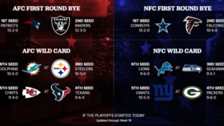 NFLプレーオフ 2016-2017 対戦カード