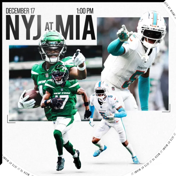 NFL 2023-2024：Week15】ニューヨーク・ジェッツ vs マイアミ