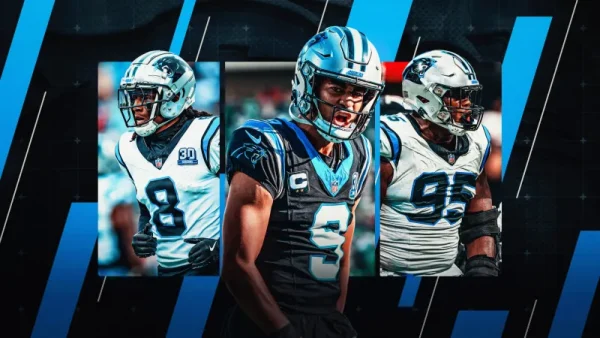 【国内皆無NFL】カロライナ・パンサーズ　新品 NFL カロライナ パンサーズ PANTHERS アメフト ゲームシャツe546